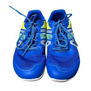 HFS Xero Light Weight Road Runner Men's Blue Yellow Minimalist Running Shoes, 9